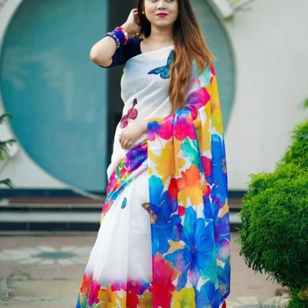 (LS-10) Premium Chanderi Silk Sarees